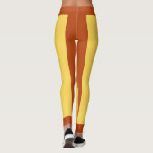 Vollständig anpassbarer Farbfeld-Design Leggings (Rückseite)