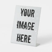 Vollständig anpassbares Pedestal-Zeichen Sockelschild (Vorderseite)