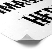 Vollständig anpassbares Poster (Ecke)