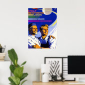 Vollständig automatisierter Luxus Gay Space Kommun Poster (Heimbüro)