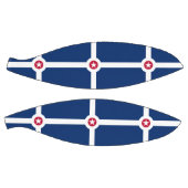 Vollständig Basketball mit Flagge Indianapolis, US (Panele)