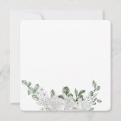 Vollständig bearbeitbar einfach und elegant dankeskarte (Rückseite)