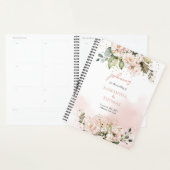 Vollständig bearbeitbar Elegant Rosa Roses Eukalyp Planer (Anzeige)