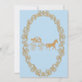 Vollständig bearbeitbare Cinderella Geburtstagspar Einladung (Rückseite)