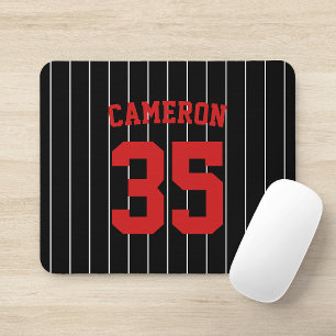 Vollständig bearbeitbare Farben Baseball Jersey S Mousepad