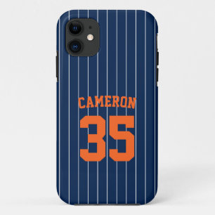 Vollständig bearbeitbare Farben Baseball Jersey St Case-Mate iPhone Hülle