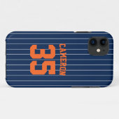 Vollständig bearbeitbare Farben Baseball Jersey St Case-Mate iPhone Hülle (Rückseite (Horizontal))