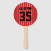 Vollständig bearbeitbare Farben Baseball Jersey St Fächer (Vorderseite)