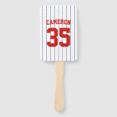 Vollständig bearbeitbare Farben Baseball Jersey St Fächer (Vorderseite)