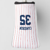 Vollständig bearbeitbare Farben Baseball Jersey St Golf Headcover (Rotieren 90)