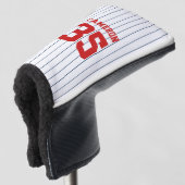 Vollständig bearbeitbare Farben Baseball Jersey St Golf Headcover (3/4 Vorderseite)