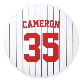 Vollständig bearbeitbare Farben Baseball Jersey St Keramikknauf