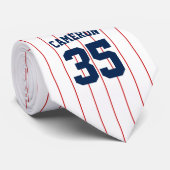 Vollständig bearbeitbare Farben Baseball Jersey St Krawatte (Gerollt)