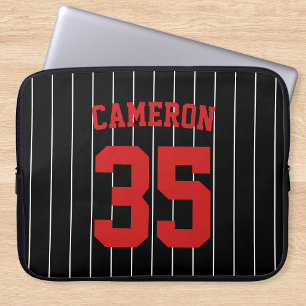 Vollständig bearbeitbare Farben Baseball Jersey St Laptopschutzhülle