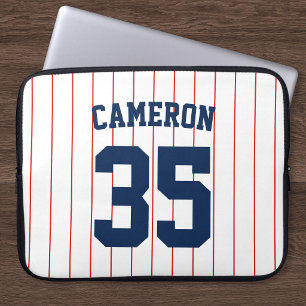 Vollständig bearbeitbare Farben Baseball Jersey St Laptopschutzhülle