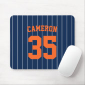 Vollständig bearbeitbare Farben Baseball Jersey St Mousepad (Mit Mouse)