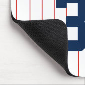 Vollständig bearbeitbare Farben Baseball Jersey St Mousepad (Ecke)