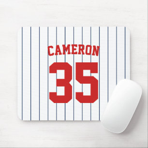 Vollständig bearbeitbare Farben Baseball Jersey St Mousepad