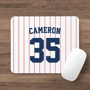 Vollständig bearbeitbare Farben Baseball Jersey St Mousepad