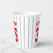 Vollständig bearbeitbare Farben Baseball Jersey St Pappbecher (Rechts)