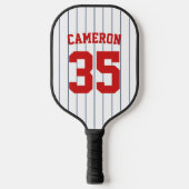 Vollständig bearbeitbare Farben Baseball Jersey St Pickleball Schläger (Vorderseite)