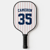 Vollständig bearbeitbare Farben Baseball Jersey St Pickleball Schläger (Vorderseite)