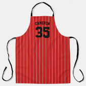 Vollständig bearbeitbare Farben Baseball Jersey St Schürze (Vorderseite)