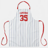 Vollständig bearbeitbare Farben Baseball Jersey St Schürze (Vorderseite)