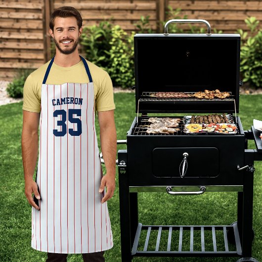 Vollständig bearbeitbare Farben Baseball Jersey St Schürze