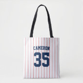 Vollständig bearbeitbare Farben Baseball Jersey St Tasche (Vorderseite)