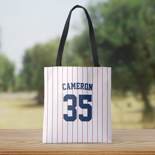 Vollständig bearbeitbare Farben Baseball Jersey St Tasche