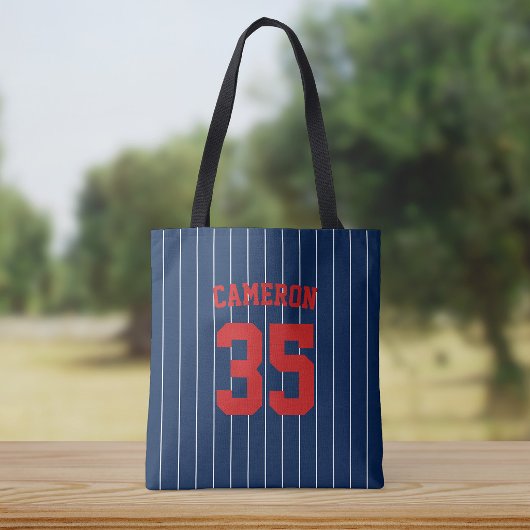 Vollständig bearbeitbare Farben Baseball Jersey St Tasche
