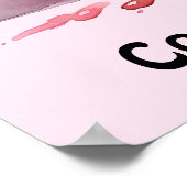 Vollständig bearbeitbare Macarons für den Cake Sto Poster (Ecke)