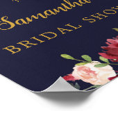 Vollständig bearbeitbares Begrüßungszeichen der Ma Poster (Ecke)