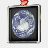 Vollständig beleuchtetes Vollbild Silbernes Ornament (Links)