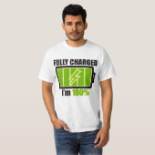 VOLLSTÄNDIG_CHARGED_BATTERY T-Shirt (Vorne ganz)