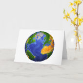 Vollständig die Erde mit topographischen Daten. Karte (Gelbe Blume)