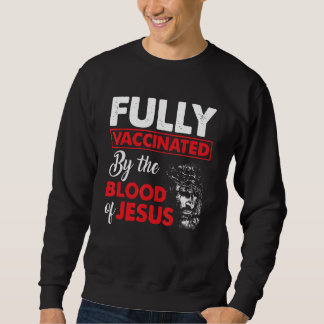 vollständig durch das Blut Gottes Christlich geimp Sweatshirt