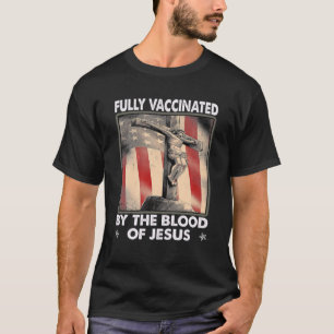 vollständig durch das Blut Jesu mit der Flagge C  T-Shirt