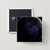 Vollständig erdacht, das die Lichter der Stadt Eur Button (Vorne & Hinten)