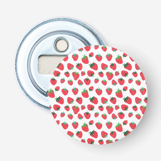 Vollständig Erdbeeren Flaschenöffner (Vorderseite)