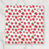 Vollständig Erdbeeren Geschenkanhänger (Rückseite)
