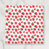 Vollständig Erdbeeren Geschenkanhänger (Vorderseite)