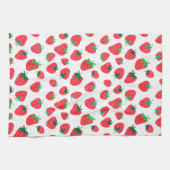 Vollständig Erdbeeren Geschirrtuch (Horizontal)