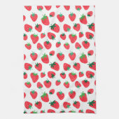 Vollständig Erdbeeren Geschirrtuch (Vertikal)