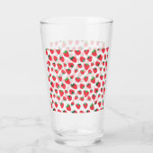 Vollständig Erdbeeren Glas (Rückseite)