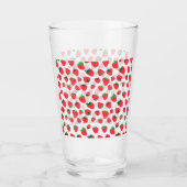 Vollständig Erdbeeren Glas (Vorderseite)