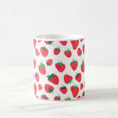Vollständig Erdbeeren Kaffeetasse (Mittel)