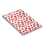 Vollständig Erdbeeren Notizblock (Rechte Seite)