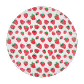 Vollständig Erdbeeren Schneidebrett (Vorderseite)